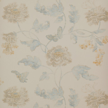 Colefax and Fowler - Baptista - Poppy 7952/06 Blue/Cream