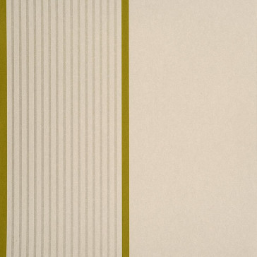 Casamance - Abstract - Rayure Euclide Taupe / Vert 72170215