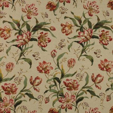 Colefax and Fowler - Delft Tulips - Red/Green - F2825/01