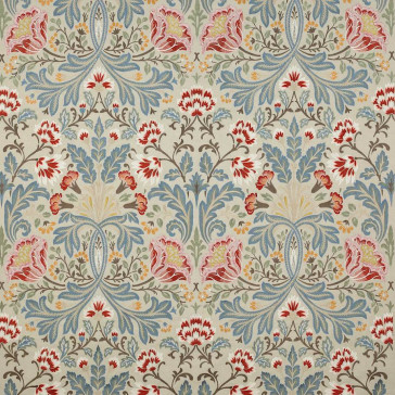 Colefax and Fowler - Acantha - F4613/04 Tomato/Blue