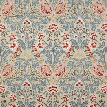 Colefax and Fowler - Acantha - F4613/04 Tomato/Blue