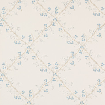 Colefax and Fowler - Small Design W/Papers - Trefoil Trellis - W7008-04 - Blue