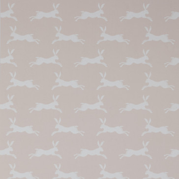 Jane Churchill - Rowan Wallpaper - March Hare Wallpaper - J135W-09 Soft Pink
