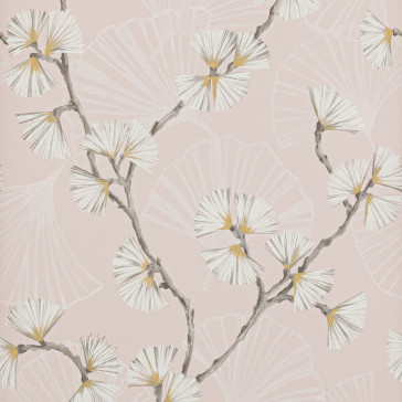 Jane Churchill - Rousseau - Atmosphere VI Wallpapers - Snow Flower Wallpaper - J183W-02 Pink