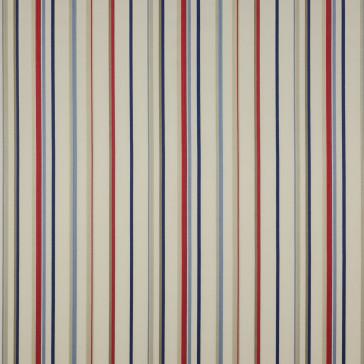 Jane Churchill - Leighton Stripe - J619F-01 Red/Blue