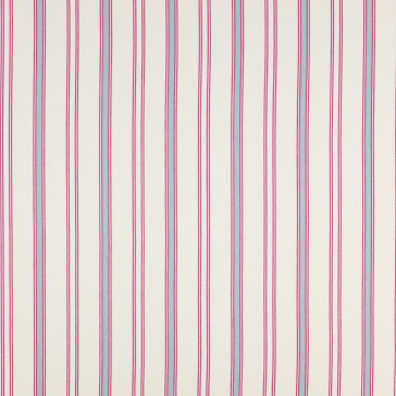 Jane Churchill - Norfolk Stripe - J698F-04 Aqua/Pink