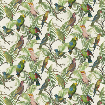 John Derian - Parrot and Palm - FJD6022/01 Azure