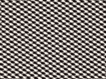 Kirkby Design - Zig Zag Birds - Monochrome K5162/01