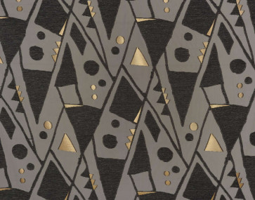 Pierre Frey - Harper F3116001 Noir & Or