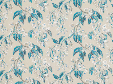 Romo - Wisteria Embroidery - 7851/02 Peacock