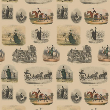 The Royal Collection - Royal Promenade - Panel - PRC670/01 Linen