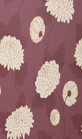 Osborne & Little - O&L Wallpaper Album 5 - Wilde Chrysanthemum W5450-03