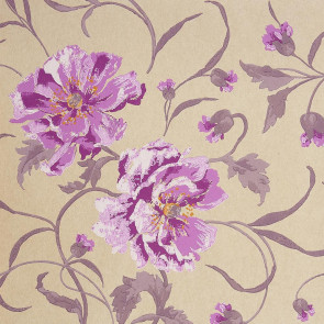 Casamance - Hampton Garden - Peony Fleur Violet 9330202