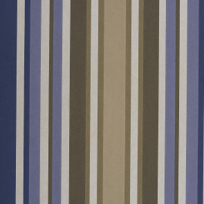 Casamance - Hampton Garden - Anemone Rayures Bleu 9370148