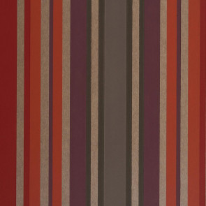 Casamance - Hampton Garden - Anemone Rayures Aubergine 9370430