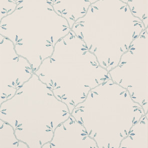 Colefax and Fowler - Small Design W/P II - Leaf Trellis - 07706-05 - Old Blue