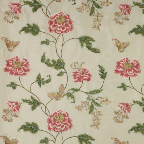 Colefax and Fowler - Oriental Poppy - Pink/Green - F3302/01