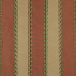 Colefax and Fowler - Lawn Stripe Silk - Red - F3613/02