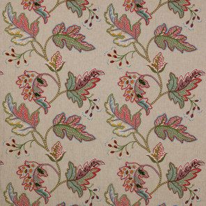 Colefax and Fowler - Kalmar - Tomato/Green - F4324/02