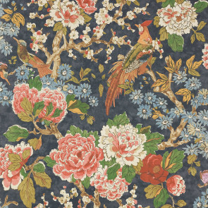 Colefax and Fowler - Jardine Florals - Jardine - W7003-01 - Navy