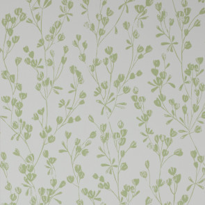 Jane Churchill - Rowan Wallpaper - Ines Wallpaper - J178W-05 Green
