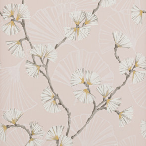 Jane Churchill - Rousseau - Atmosphere VI Wallpapers - Snow Flower Wallpaper - J183W-02 Pink