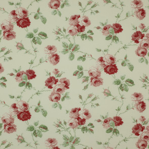 Jane Churchill - Rambling Rose - J291F-01 Red/Green