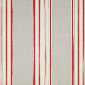 Jane Churchill - Camber Stripe - J687F-04 Grey/Red