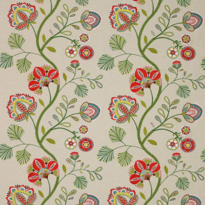 Jane Churchill - Carimbo - J824F-01 Red/Green