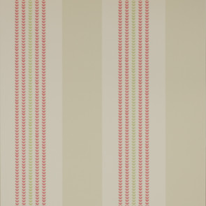 Jane Churchill - Alba - Celia Stripe - J119W-01 Red/Beige
