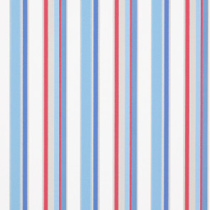 Jane Churchill - Get Happy - Disco Stripe - J142W-04 Blue/Red