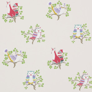Jane Churchill - Get Happy - Up A Tree - J143W-03 Cream