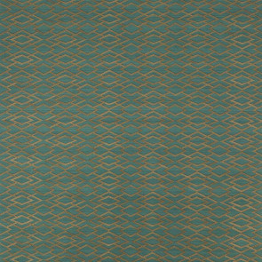 Jane Churchill - Atmosphere Wallpapers Vol IV - Geometric Silk - J8001-06 Teal