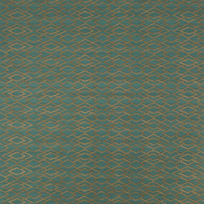 Jane Churchill - Atmosphere Wallpapers Vol IV - Geometric Silk - J8001-06 Teal