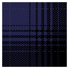 Kymo - The Loft - GLEN hi land Tencel 4042 pure black, dark sapphire & anthracite