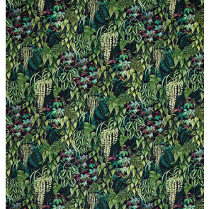 Osborne & Little - Green Wall Velvet - F7677-02