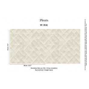 Élitis - Pleats - Mis en plis - TP 170 01 Eclats de charmes