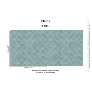 Élitis - Pleats - Mis en plis - TP 170 04 Un lien poétique