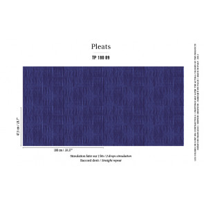 Élitis - Pleats - Arts & Craft - TP 180 09 L'onde est si calme