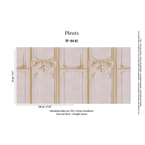 Élitis - Pleats - La belle et la bête - TP 184 02 Aux marches du palais