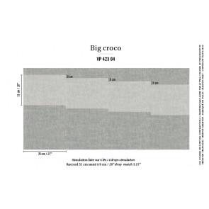 Élitis - Anguille big croco galuchat - Big Croco - VP 423 04 Une allure précieuse