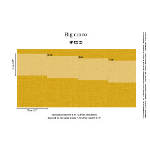 Élitis - Anguille big croco galuchat - Big Croco - VP 423 25 De l'or dans les mains