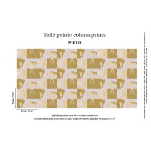 Élitis - Toile peinte colours and prints - Switch - VP 474 03 Sous hypnose