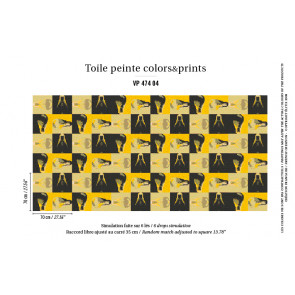 Élitis - Toile peinte colours and prints - Switch - VP 474 04 Irradier dénergie