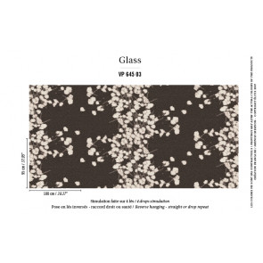 Élitis - Glass - Narco flowers - VP 645 03 Culture interdite