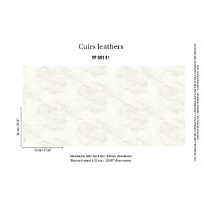 Élitis - Cuirs leathers - Cash - VP 691 01 Un gage d'élégance