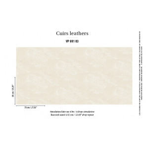 Élitis - Cuirs leathers - Cash - VP 691 03 Privilège souverain