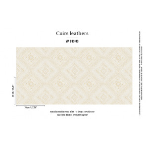 Élitis - Cuirs leathers - Casablanca - VP 693 03 Coup d'éclat
