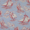 Jane Churchill - Spinnaker - J665F-03 Red/Blue