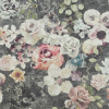 Jane Churchill - Atmosphere Wallpapers Vol IV - Marble Rose - J8004-01 Charcoal